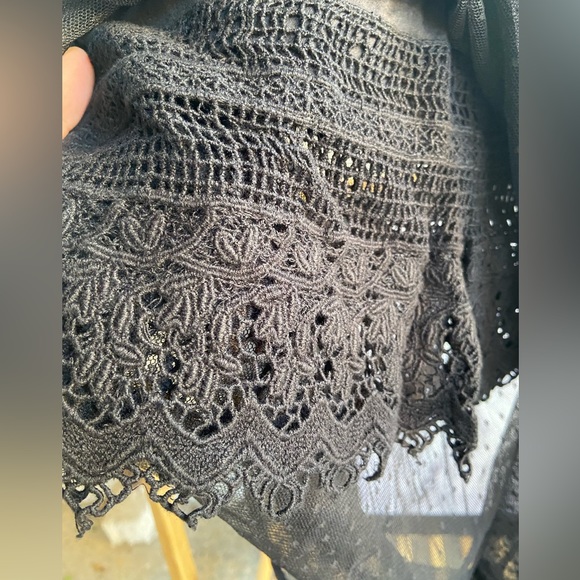 Elle Marvel Black Lace Dress. Size-S. - Picture 14 of 16